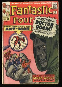 Fantastic Four #16 FA/GD 1.5 Doctor Doom!