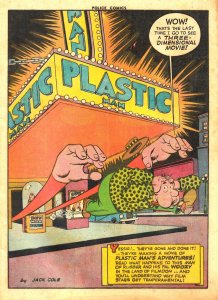 POLICE COMICS #28 (Mar1944) 4.0 VG   Cole's PLASTIC MAN! Eisner's S...