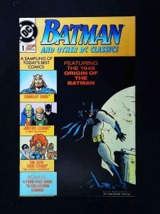 Batman And Other Dc Classics #1  Dc Comics 1989 Vf+
