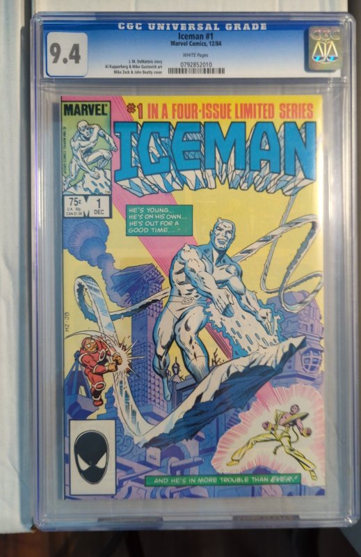 Iceman #1 (1984) CGC 9.4