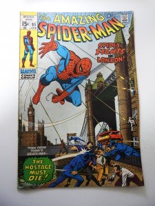 The Amazing Spider-Man #95 (1971) VG+ Condition moisture stains fc