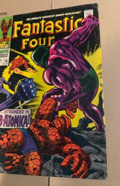 Fantastic Four #76 (1968) Sub -Atomica  mid grade copy