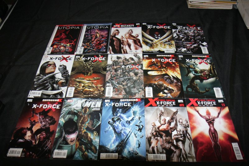X-MEN FAMILY DELL'OTTO COVERS COMIC SET/LOT 134PC