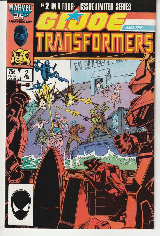 G.I. Joe and the Transformers #2 Direct Edition (1987)