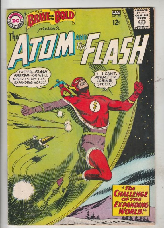 Brave and the Bold, The #53 (May-64) VF/NM High-Grade The Flash, the Atom