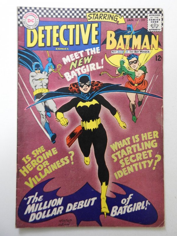 Detective Comics #359 (1967) FN- Condition! 1st Appearance of the new Batgirl!