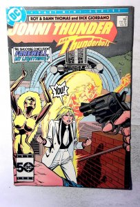 Jonni Thunder #4 (1985) DC Comics Thunderbolt 1st Print Comic Book