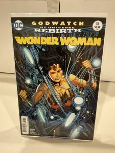 Wonder Woman #18  9.0 (our highest grade)  2017  Evely Cover!