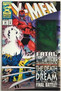 X-MEN#25 VF/NM 1993 'FATAL ATTRACTIONS' MARVEL COMICS 