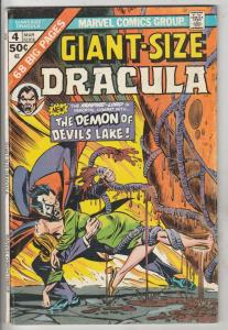 Giant-Size Dracula #4 (Mar-75) FN Mid-Grade Dracula