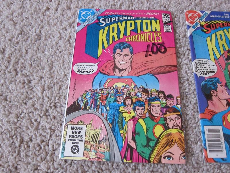 Superman presents the Krypton Chronicles #1 & #3 VF (8.0) 2 comics (662J)