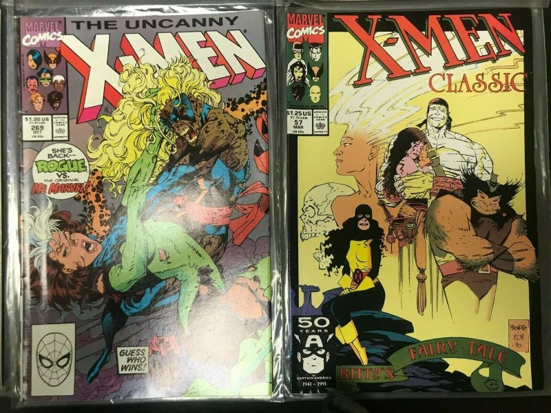 X-MEN 8PC LOT (FN) ASSORTED SERIES!! 1989-91