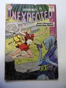 Tales of the Unexpected #56 (1960) VG- Condition moisture stains, tape pull fc