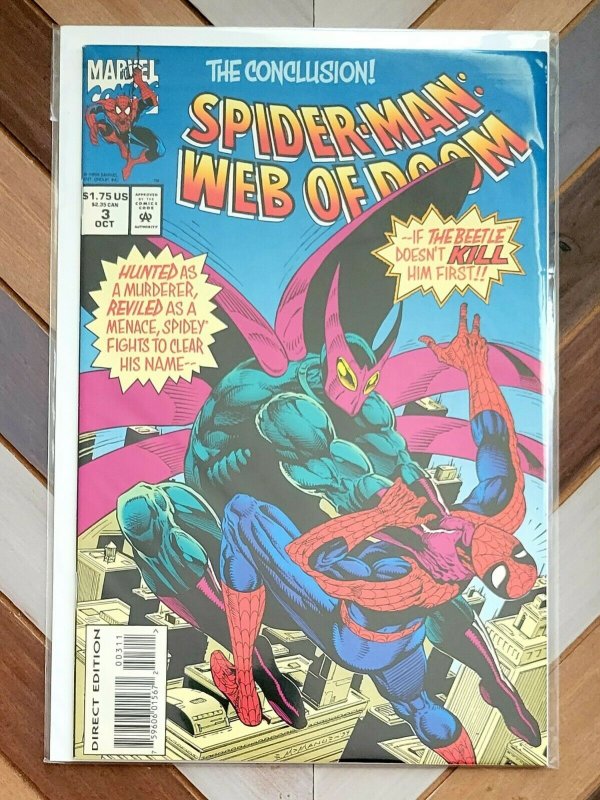 SPIDER-MAN: Web of Doom #3 (Marvel 1994) Conclusion feat The Beetle, NM unread