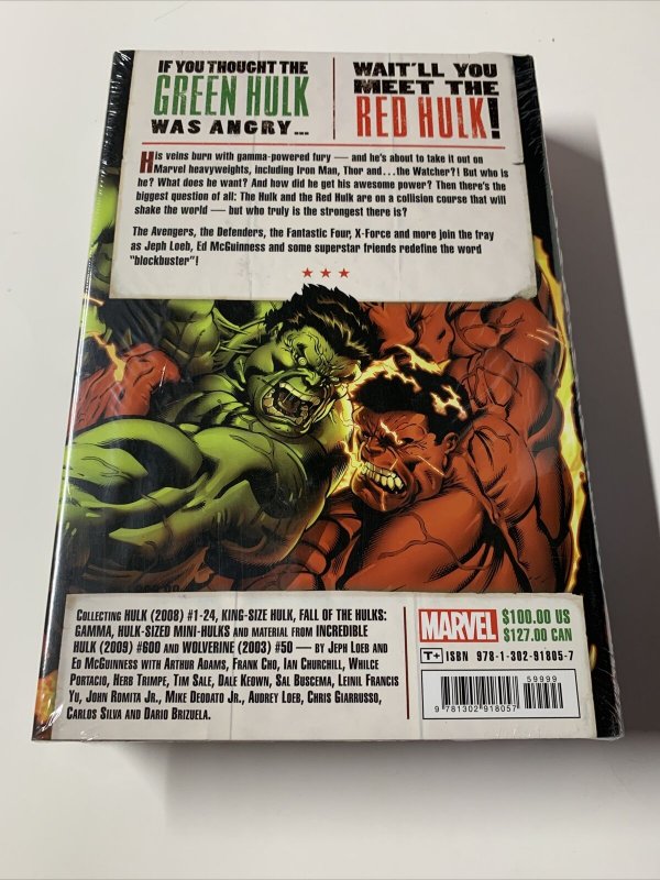 Hulk Omnibus Jeff Loeb Ed Mcguiness Mint Sealed Marvel Hc Tpb