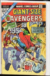 Giant-Size Avengers #3 (1975) The Avengers