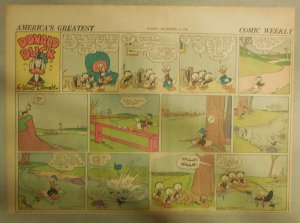 Donald Duck Sunday Page by Walt Disney from 12/14/1941 Half Page Size 