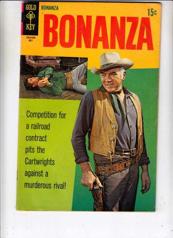 Bonanza #32 (May-69) VF- High-Grade Lorne Green, Michael Landon, Dan Blocker