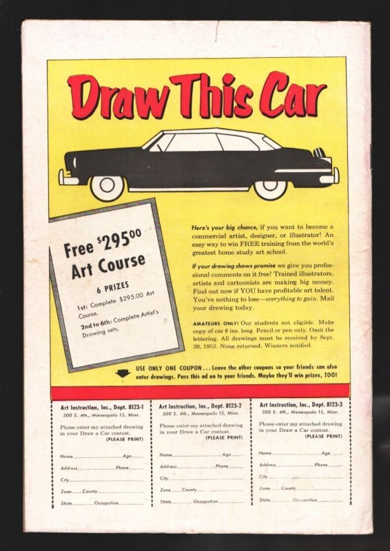 Rocky Lane Western #54  1953 - Fawcett  -FN - Comic Book