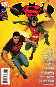 Superman / Batman #26 Robin and Superboy Cover (2006) Superman and Batman