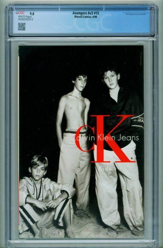 Avengers #15  1999 - Marvel -CGC 9.8 - Comic Book-4330292012