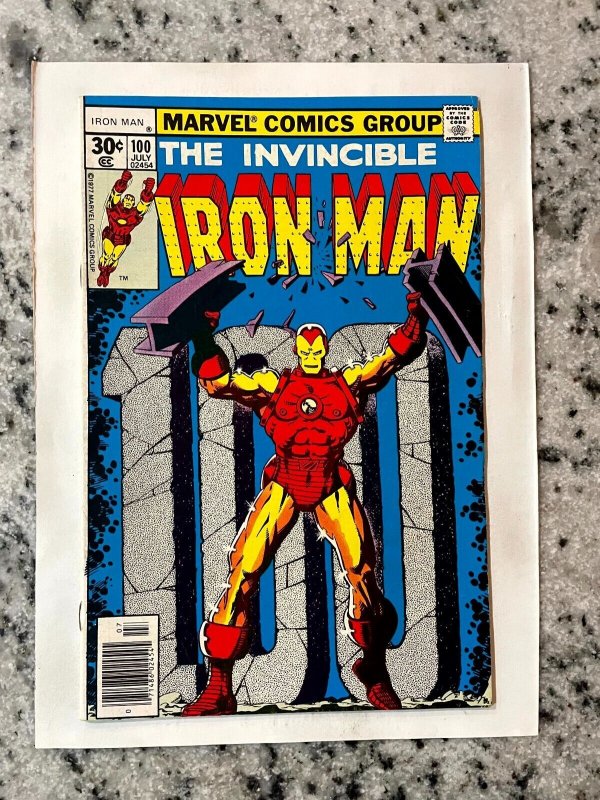 Iron Man # 100 NM- Marvel Comic Book War Machine Avengers Hulk Thor X-Men 6 J874