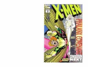 X MEN # 37 1994 MARVEL phalanx convent pt 4  generation next  BLINK DIES FOIL 