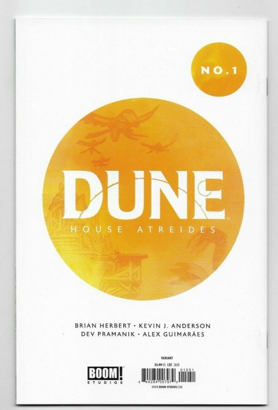 Dune House Atreides #1 Boom 2020 Jae Lee 1:25 Virgin Variant Cover 1st Printing