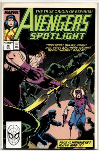 Avengers Spotlight #24 (1989) Firebird