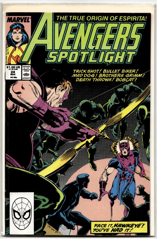 Avengers Spotlight #24 (1989) Firebird