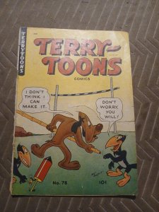 Terry-Toons Comics #78 Golden Age St John 1950 Cartoon Heckle And Jeckle Book