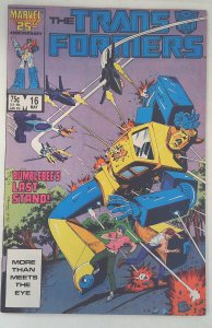 Transformers (1984 series)  #16, NM- (Actual scan)