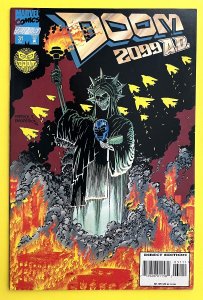 DOOM 2099 31 DOCTOR DOOM STATUE COVER (1995) B5
