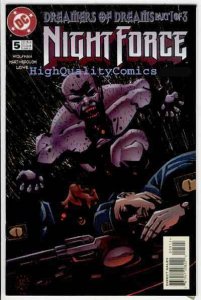 NIGHT FORCE #5, NM+, Demons, Blood, Horror, Wolfman, 1996 1997