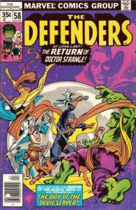 Defenders, The #58 VG ; Marvel | low grade comic April 1978 Doctor Strange Devil
