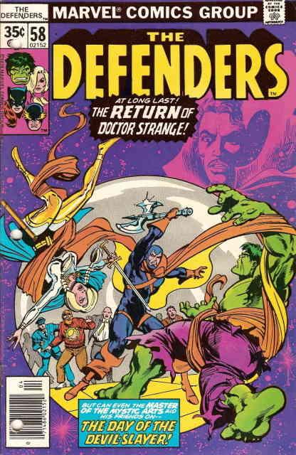 Defenders, The #58 VG ; Marvel | low grade comic April 1978 Doctor Strange Devil