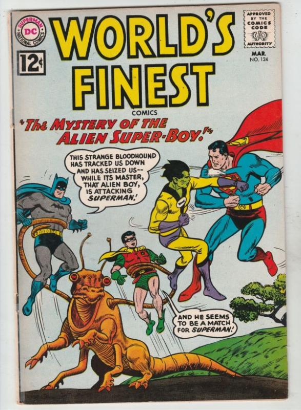 World's Finest #124 (Mar-62) VG/FN+ Mid-Grade Superman, Batman, Robin