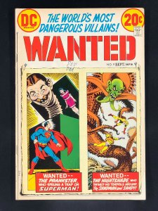 Wanted, The World's Most Dangerous Villains #9 (1973)