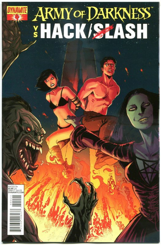 ARMY OF DARKNESS HACK SLASH #4 A, NM-, 2013, Horror, more AOD in store