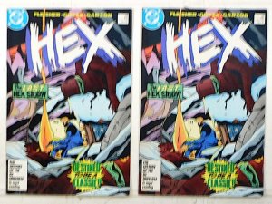 Hex Lot of 2 #18 x2 (1987) DC Comics 1st Print Comic Books