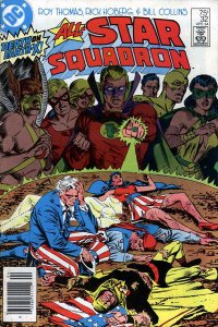All-Star Squadron #32 (Newsstand) FN ; DC | Death on Earth-X Roy Thomas