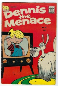 Dennis The Menace # 49 VG- Hallden Fawcett 1961