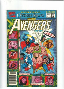 Avengers Annual #21 VF 8.0 Newsstand Variant Marvel Comics 1992 Citizen Kang