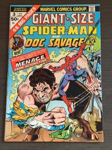 Spiderman (Giant Size) #3 (1975). Grade: VF-. Doc Strange-c/app. Value: $23.00
