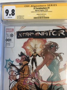 X-Terminators (2022) #1 (CGC 9.8 SS WP) Signed& Sketch T. Dodson| Variant Cover