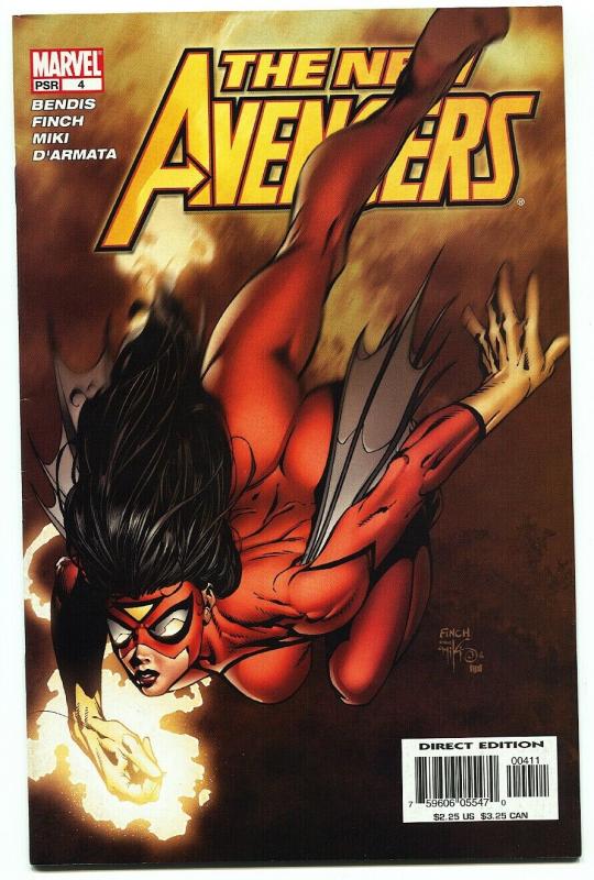 NEW AVENGERS #4-FIRST MARIA HILL-SPIDER-WOMAN COVER-2005! 