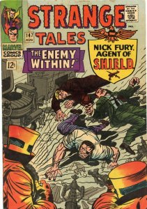 Marvel Strange Tales #147 (1966)Nick Fury Agent SHEILD Comic Book Grade GD- 1.8