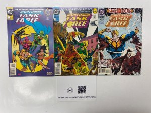 3 Justice League Task Force DC comic book #0 6 16 55 KM9