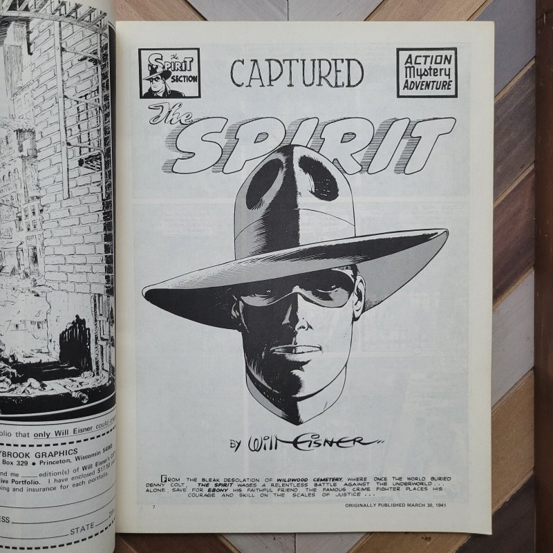 THE SPIRIT #25 (Magazine 1980) Classic WILL EISNER Art & Stories