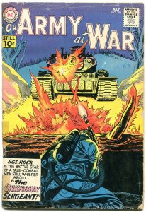 Our Army at War #108 1961- Sgt Rock- Unknown Sergeant- Flamethrower cover G/VG